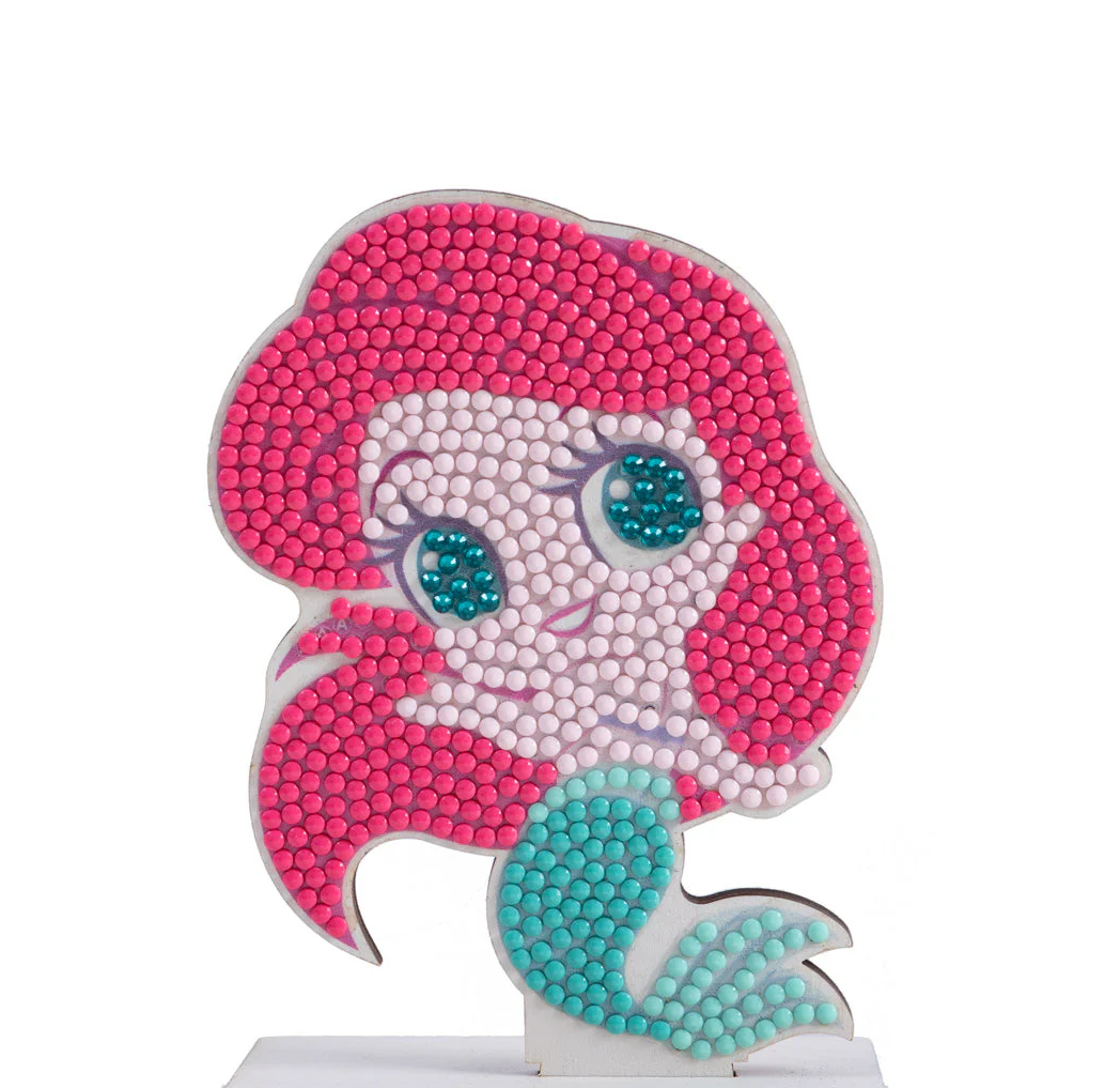 completed Ariel Crystal Art Buddy figure