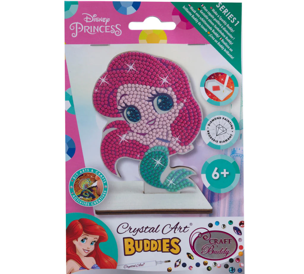 Ariel Crystal Art Buddy craft kit packaging