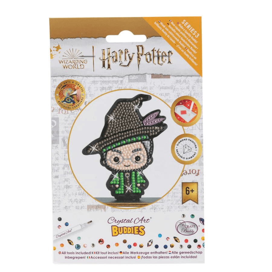 Minerva McGonagall Crystal Art Buddy figure kit packaging