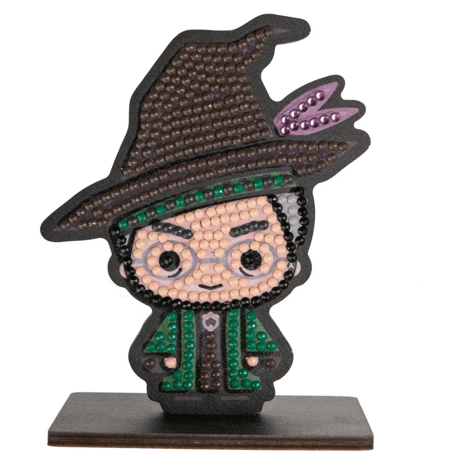 completed Craft Buddy Minerva McGonagall Crystal Art Buddy figure