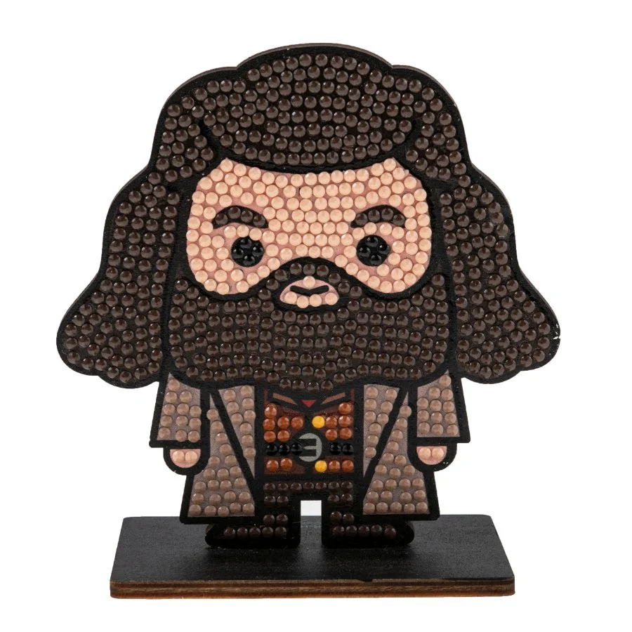 completed Craft Buddy Rubeus Hagrid Crystal Art Buddy figure