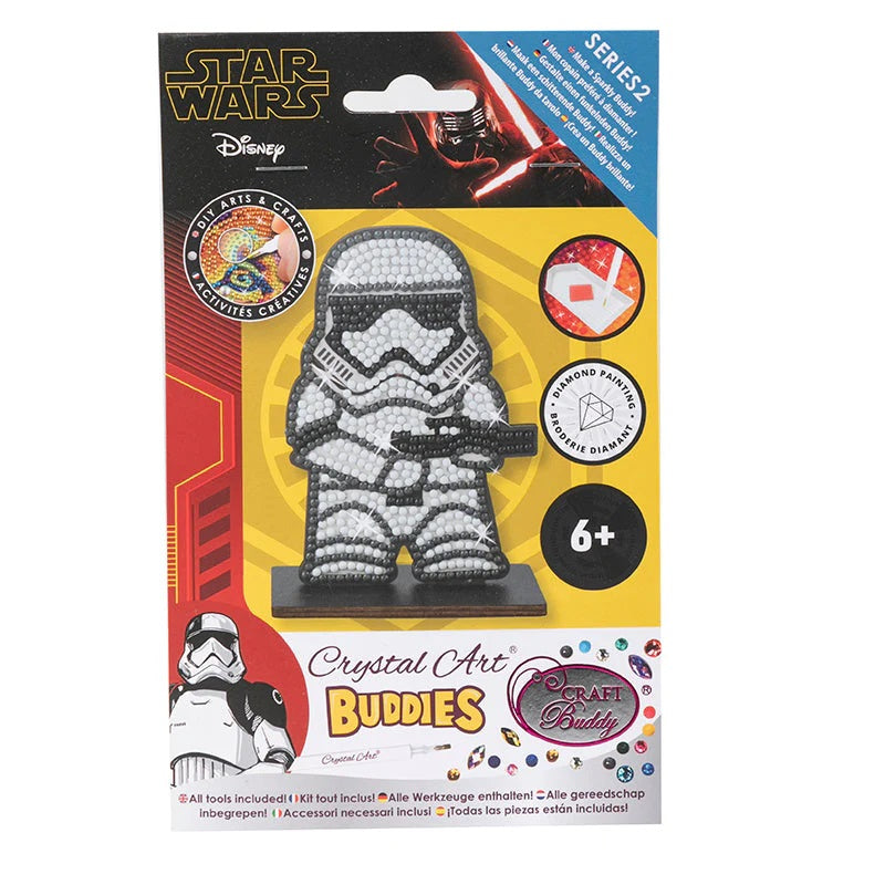 Stormtrooper Crystal Art Buddy craft kit packaging