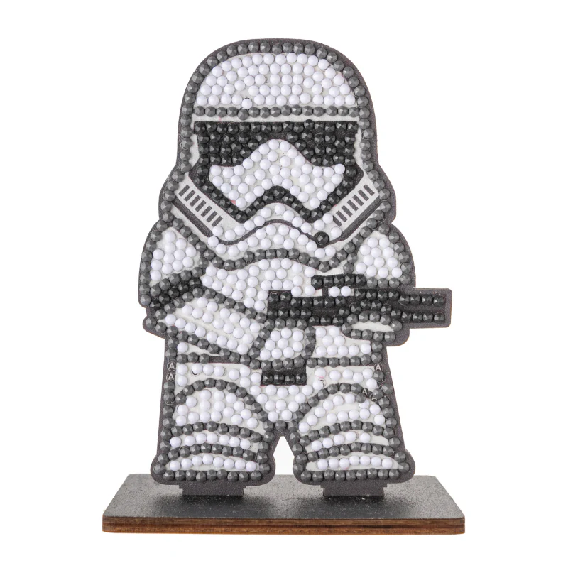 completed Craft Buddy Stormtrooper Crystal Art Buddy figure