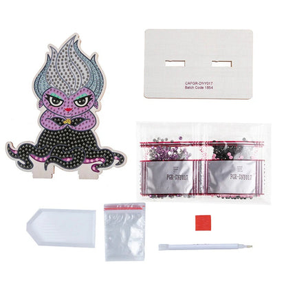 Ursula Crystal Art Buddy craft kit contents